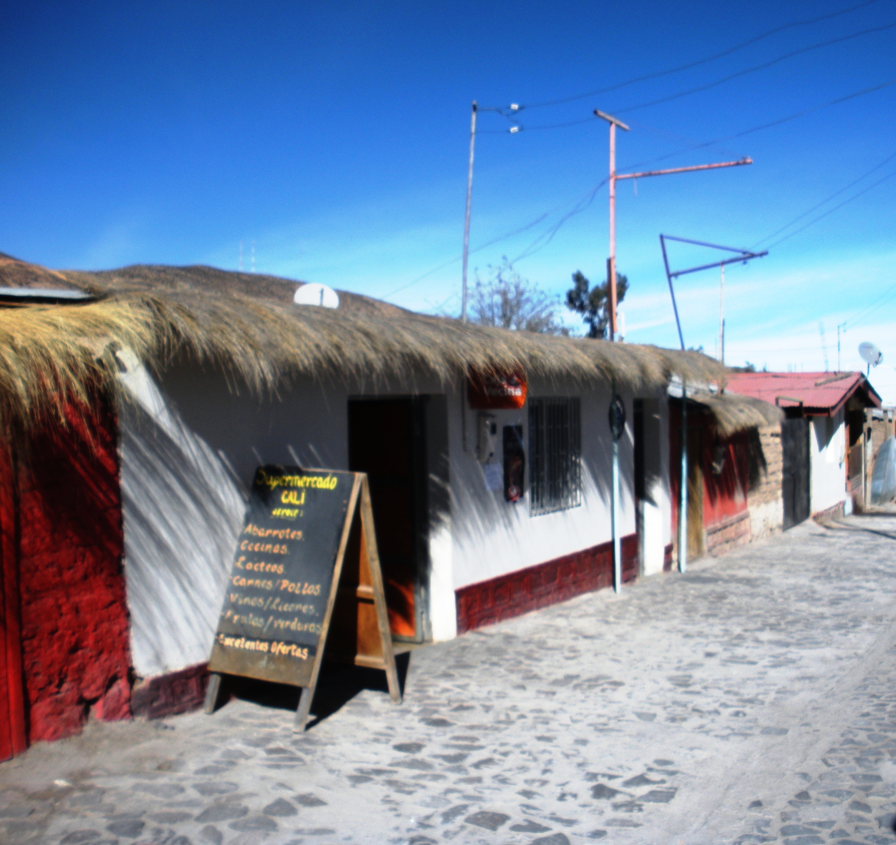 Houses in the Aymara community 
