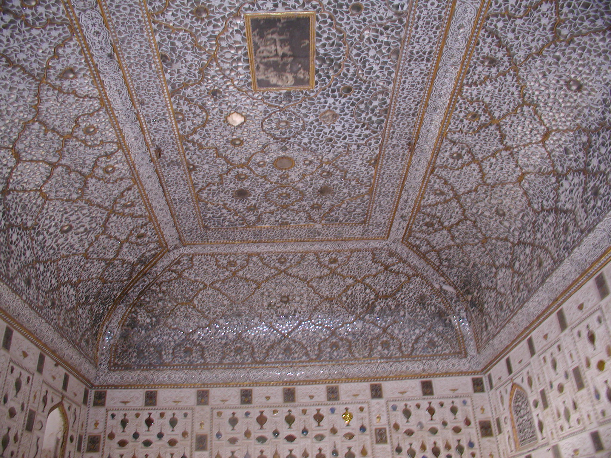 The Hall of Mirrors in Amber Fort 