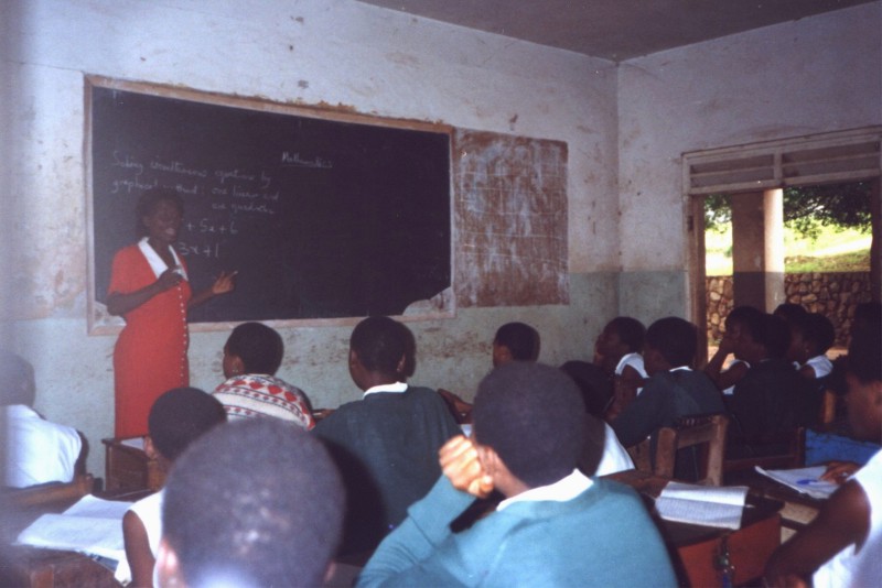 A classroom full of students