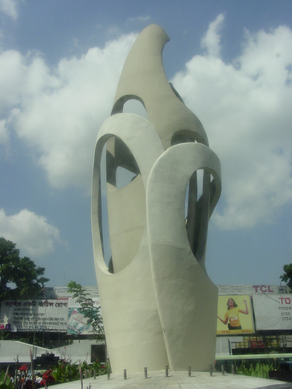 A stone sculpture in Bangladesh 