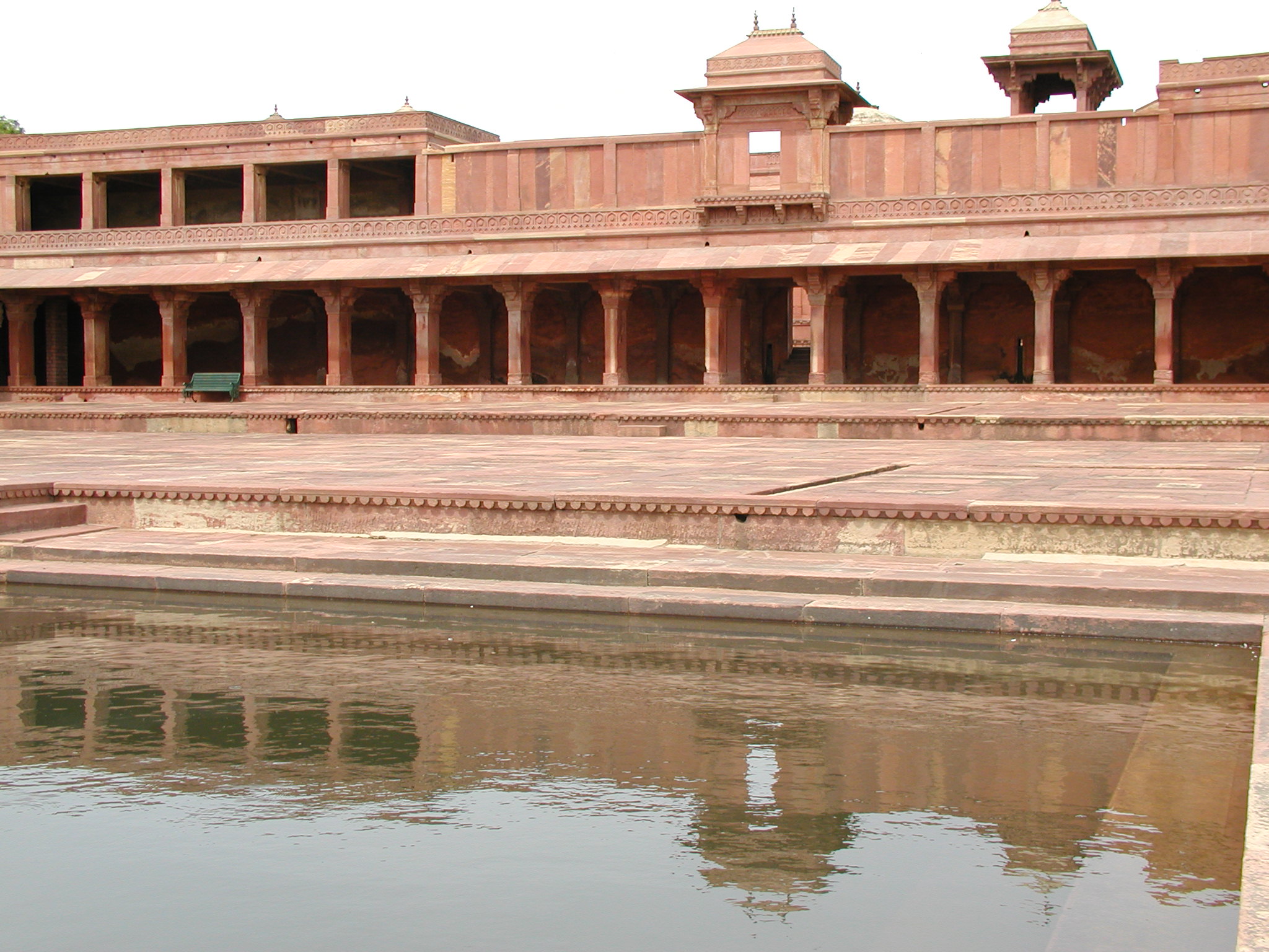 An outside view of Fatehpur Sikri Palace 