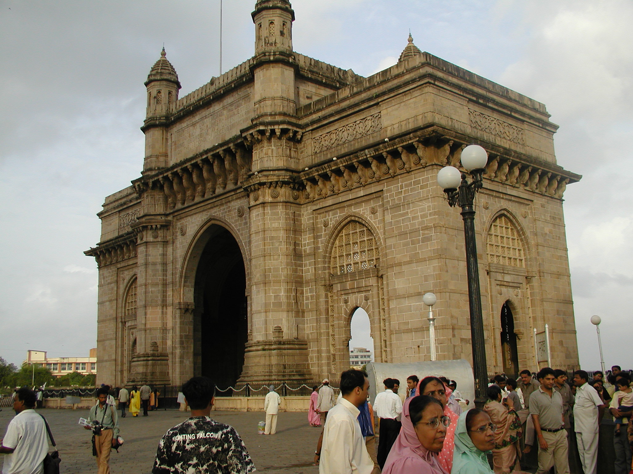 A stone gate in Mumbai 