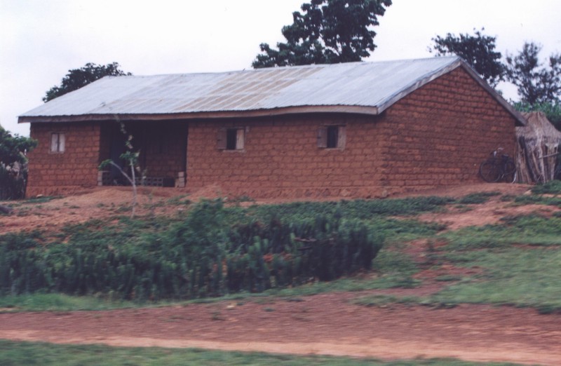 A house in the countryside of Nigeria