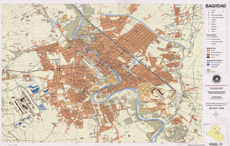 LOC Bagdad Map