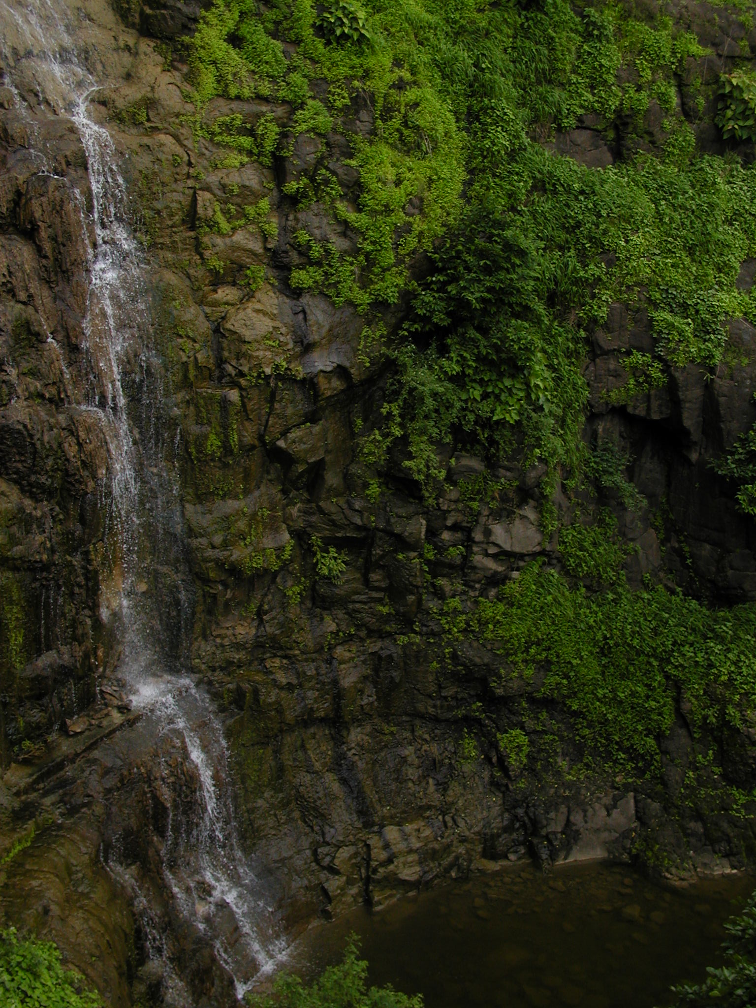 A waterfall outside Aurangabad