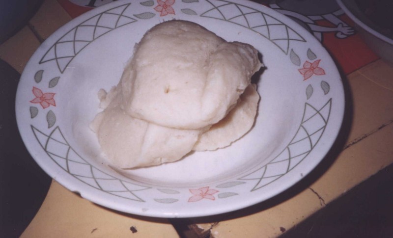 A pounded yam