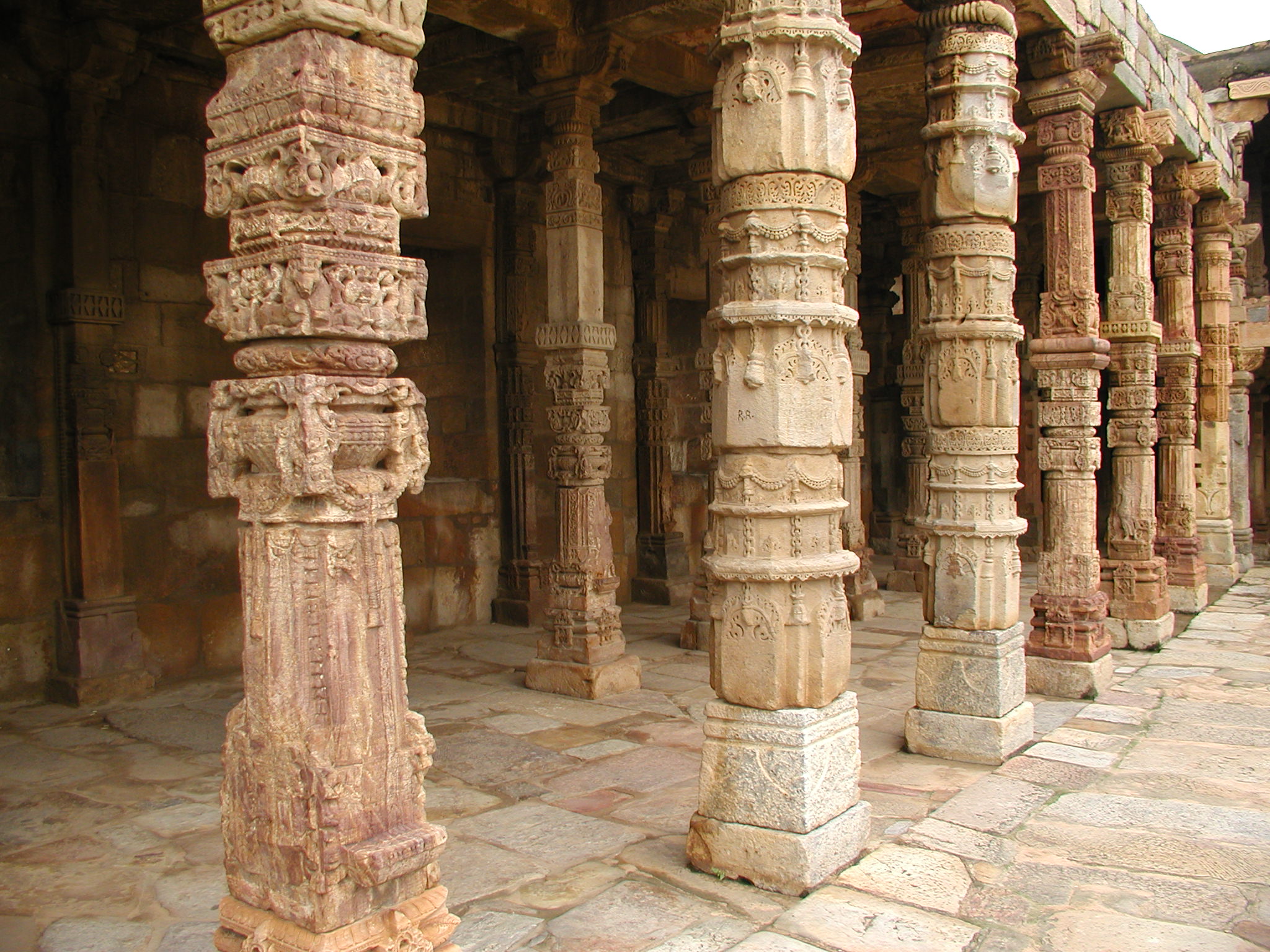 Decorated Qutab Pillars 