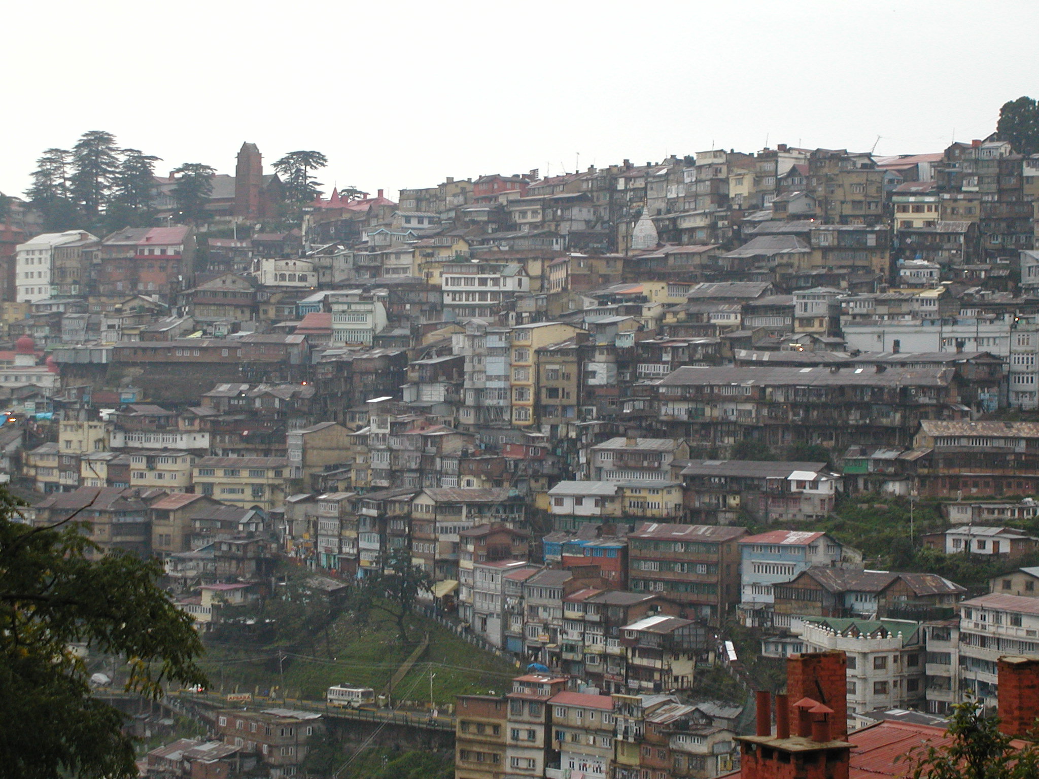 The city of Shimla 