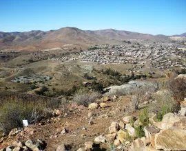 The copper mining community of Andacollo.