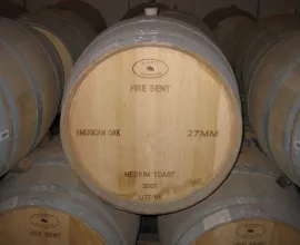 Most wine barrels in Chilean wineries are made of imported oak; traditionally local timber was used but it imparts a flavor to the wine that is less desirable on the global marketplace.