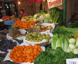 Chile’s Central Market has a wide range of produce. Much of it is grown across the country’s exceptionally diverse landscape.