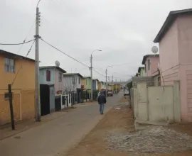 Chile has a growing middle-class and this is a typical lower middle-class neighborhood.