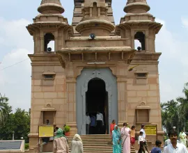 An Indian Buddhist temple.