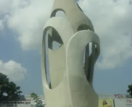 A public sculpture in Bangladesh.