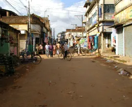 A street in Dumka.