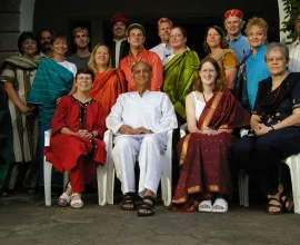 The group of Iowa educators who traveled to India.