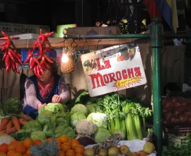 Open-Air Market in Chile