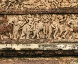 An ancient temple in Kolkata.