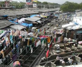 A laundry in Mumbai.