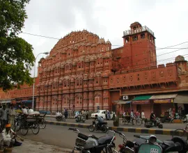Palace of the Winds in Jaipur.