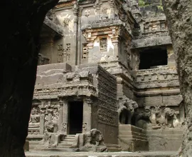 An ancient temple in Aurangabad.