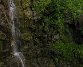 A beautiful waterfall outside of Aurangabad.