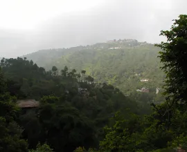 The rural, mountainous area around Shimla.