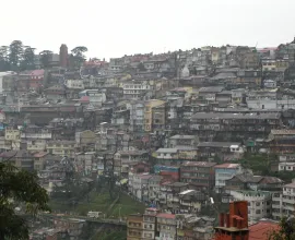 The city of Shimla.