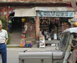 A shoe store in Jaipur.