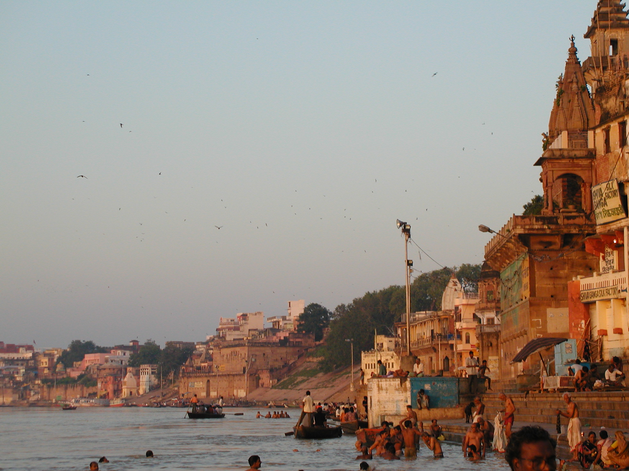 Varanasi shoreline 